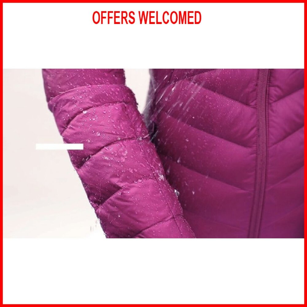 Lightweight Packable Down Puffer Jacket Hooded In… - image 8